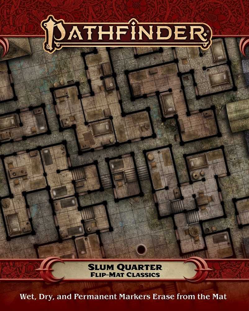Pathfinder Flip Mat Classics Slum Quarter