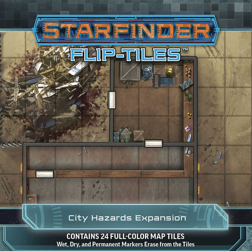 Starfinder Role Playing Game Flip Tiles City Hazards Exp