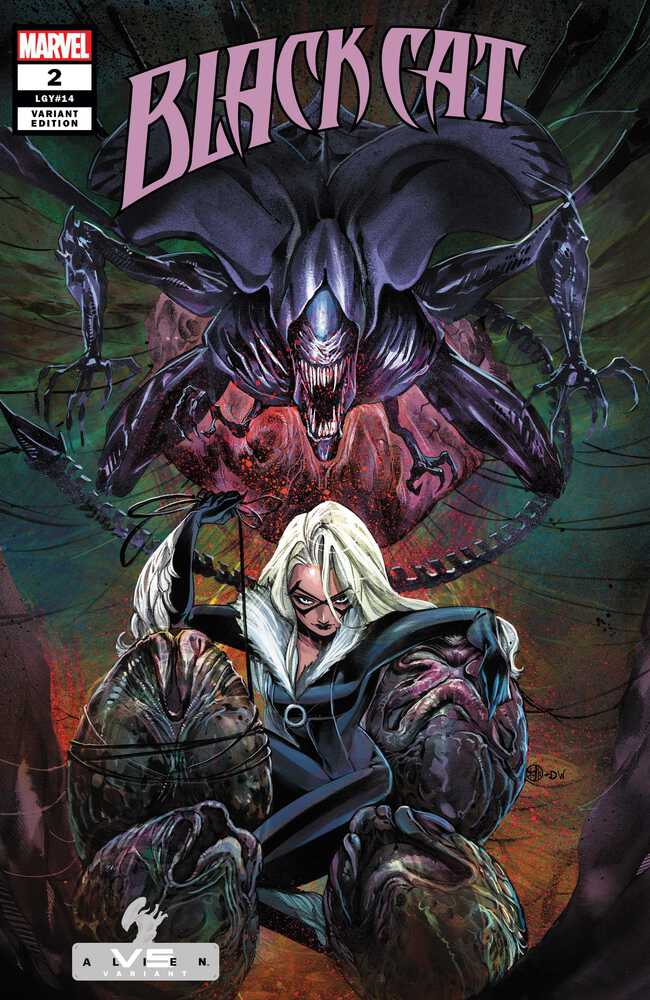 Black Cat #2 Momoko Marvel vs Alien Variant Kib