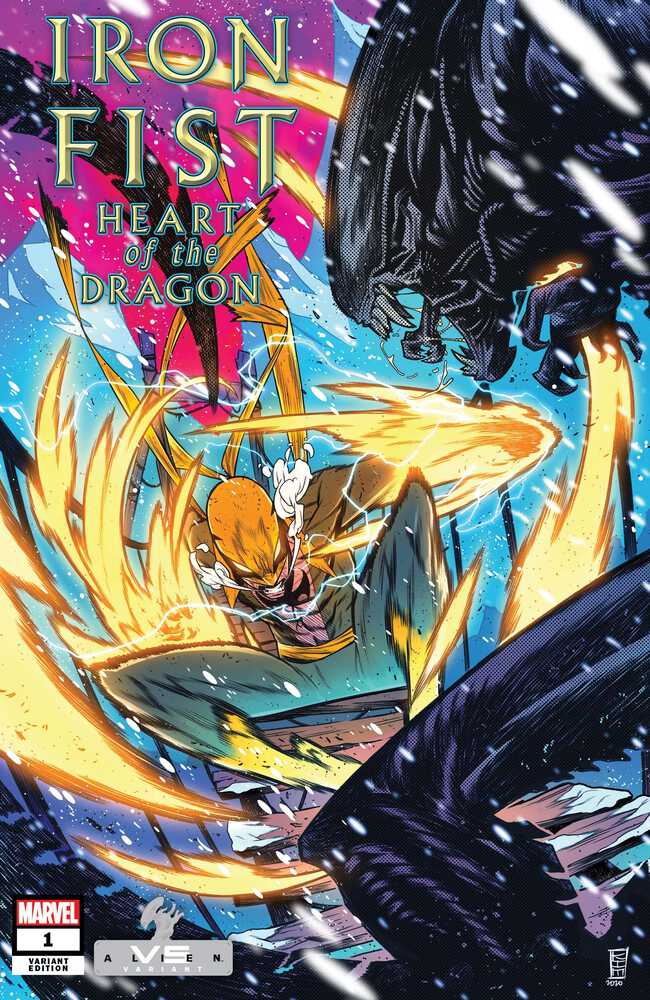 Iron Fist Heart Of Dragon #1 (Of 6) Jacinto Marvel vs Alien