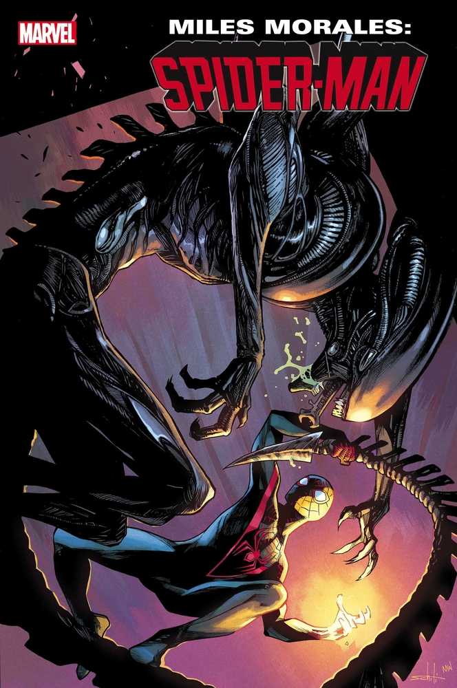 Miles Morales Spider-Man #22 Schiti Marvel vs Alien Variant