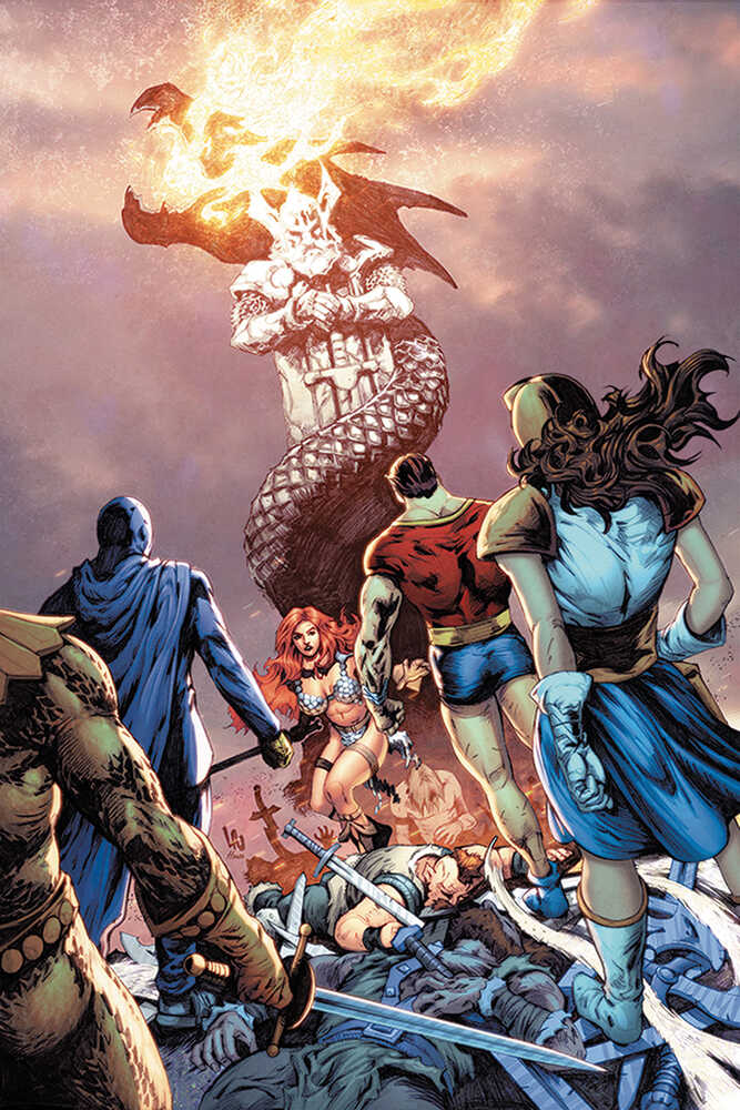 Red Sonja The Superpowers #1 25 Copy Lau Full Art Variant Edition