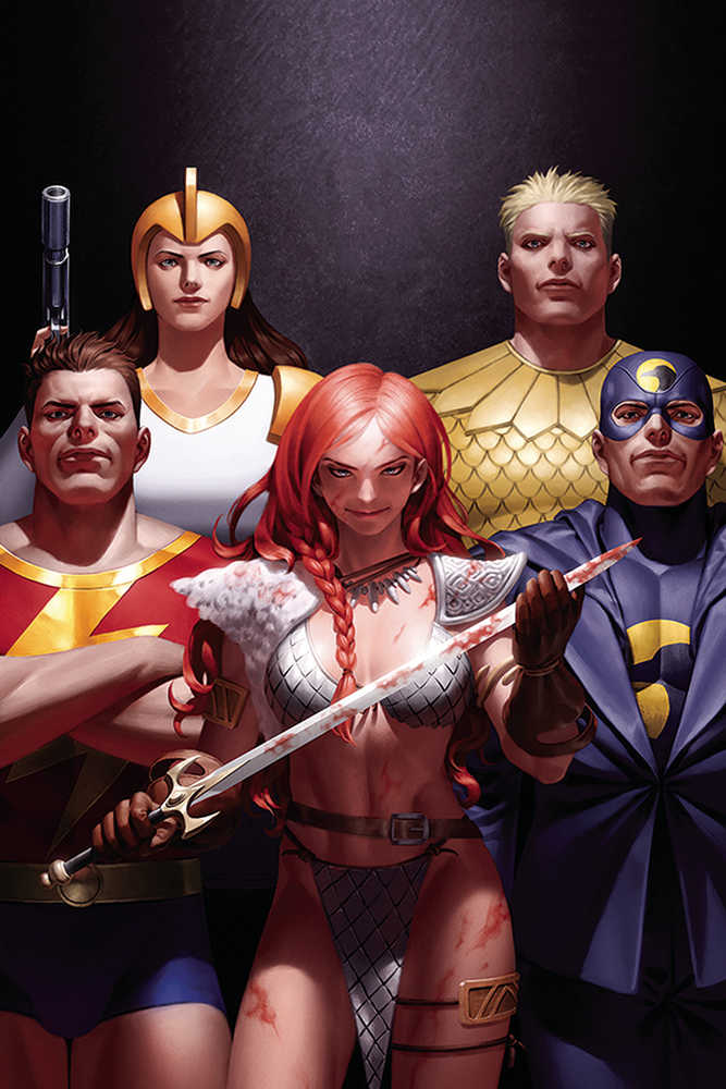 Red Sonja The Superpowers #1 Yoon Limited Full Art Cover