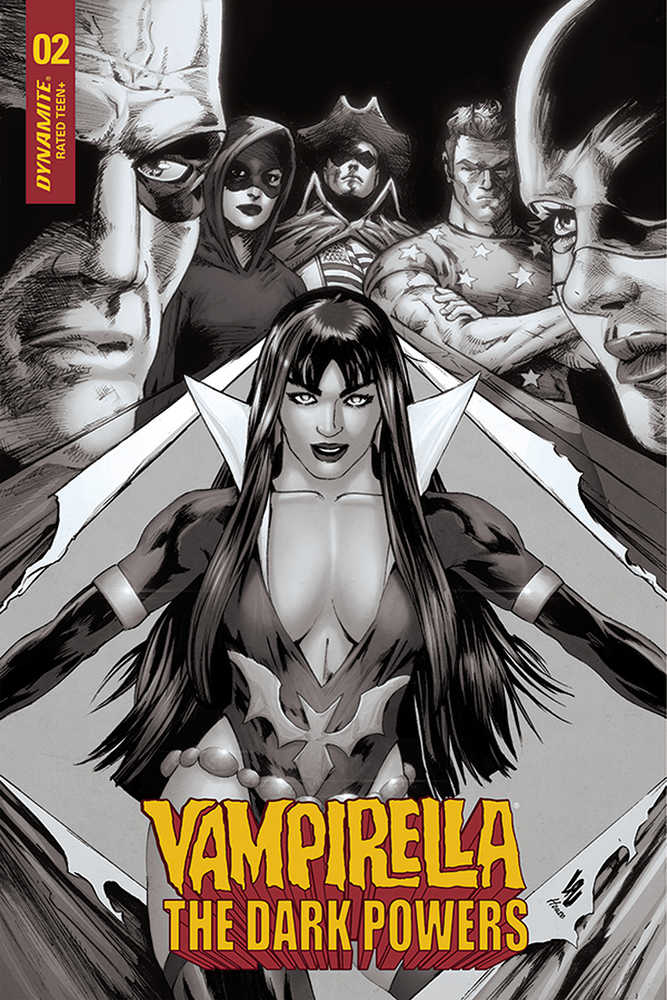 Vampirella Dark Powers #2 15 Copy Lau Black & White Variant Edition