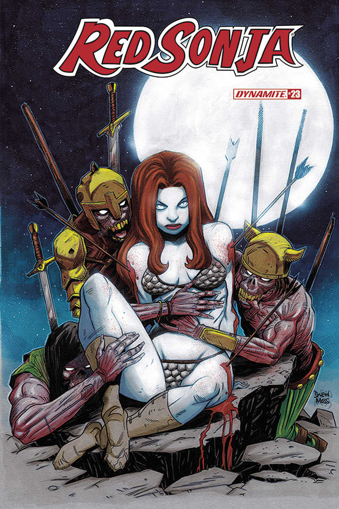Red Sonja #23 7 Copy Moss Zombie Variant Edition