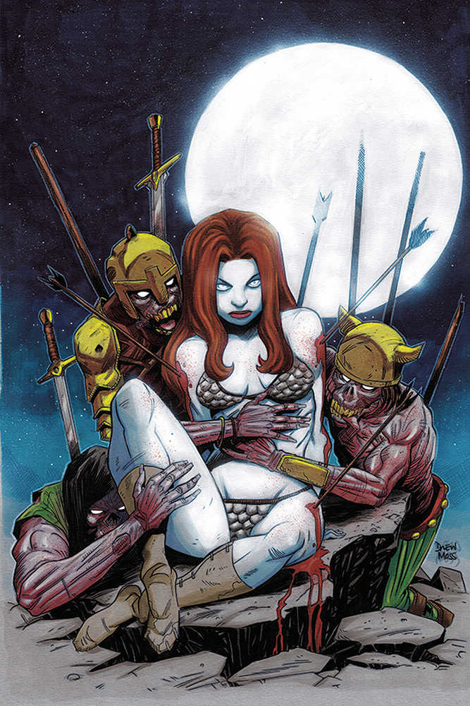 Red Sonja #23 10 Copy Moss Zombie Full Art Variant Edition
