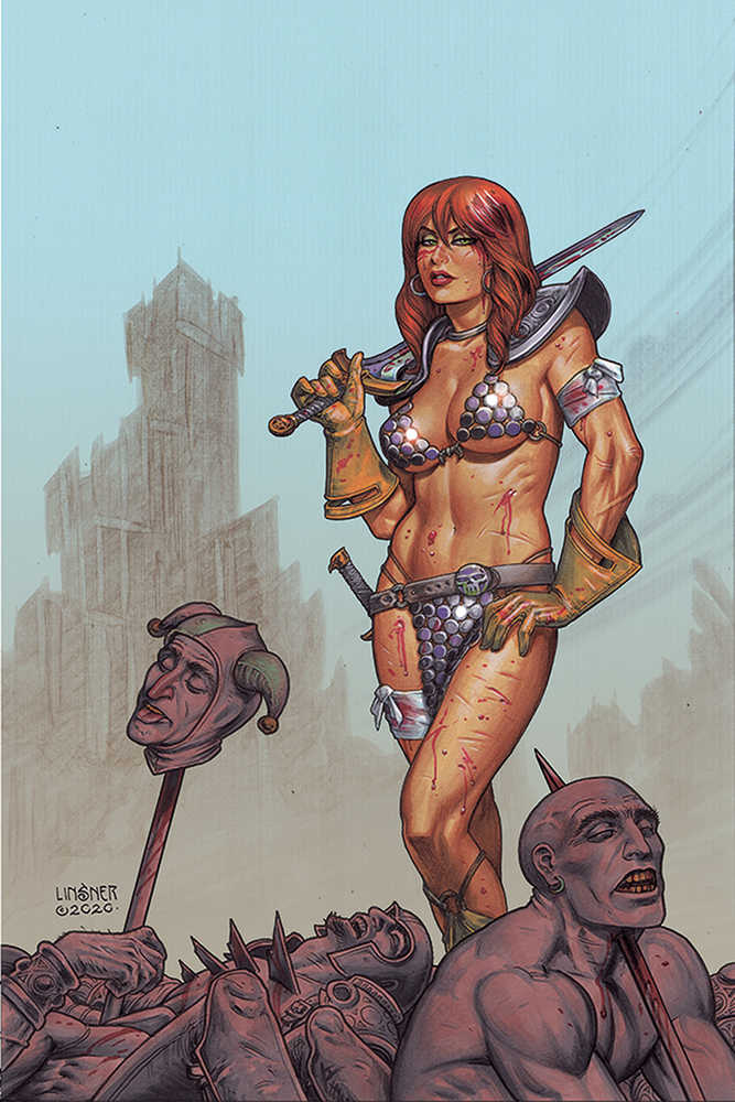 Red Sonja #23 Linsner Limited Full Art Cover