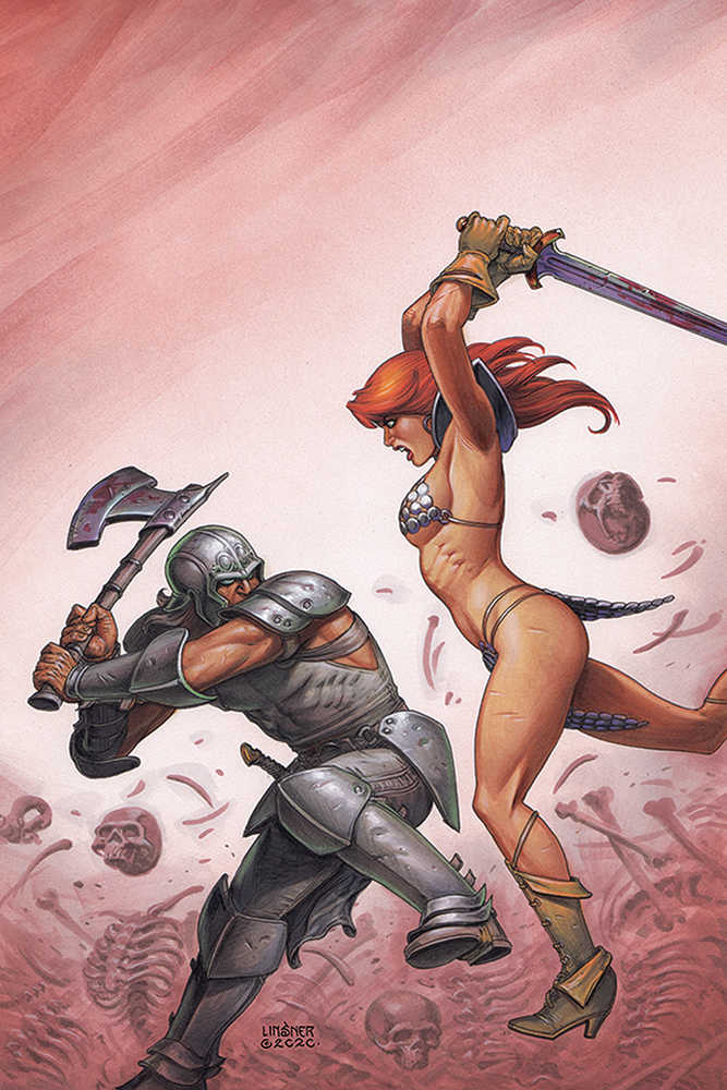 Red Sonja Price Of Blood #2 Linsner Limited Full Art Cover