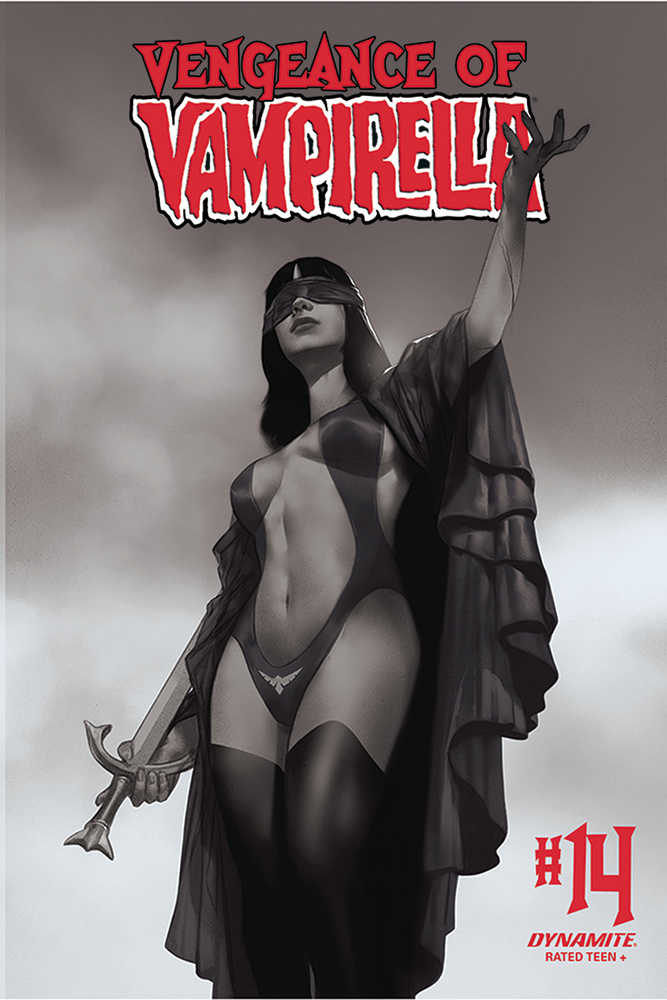 Vengeance Of Vampirella #14 30 Copy Oliver Black & White Variant Edition