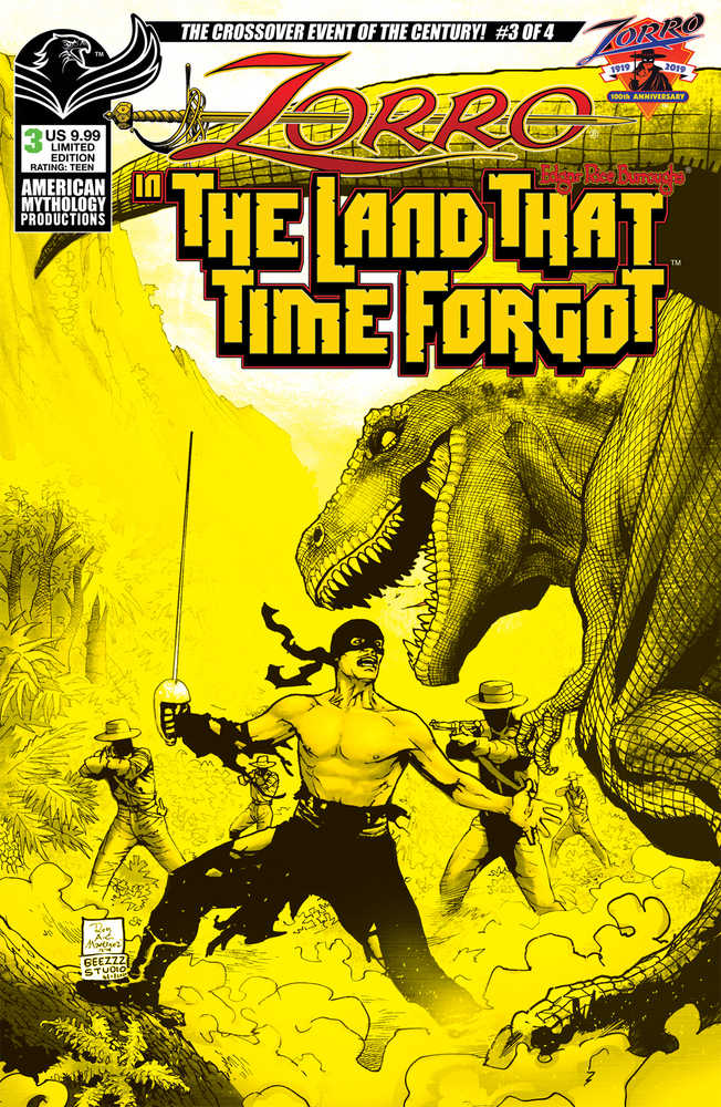 Zorro In Land That Time Forgot #3 Cover B Limited Edition Ranaldi