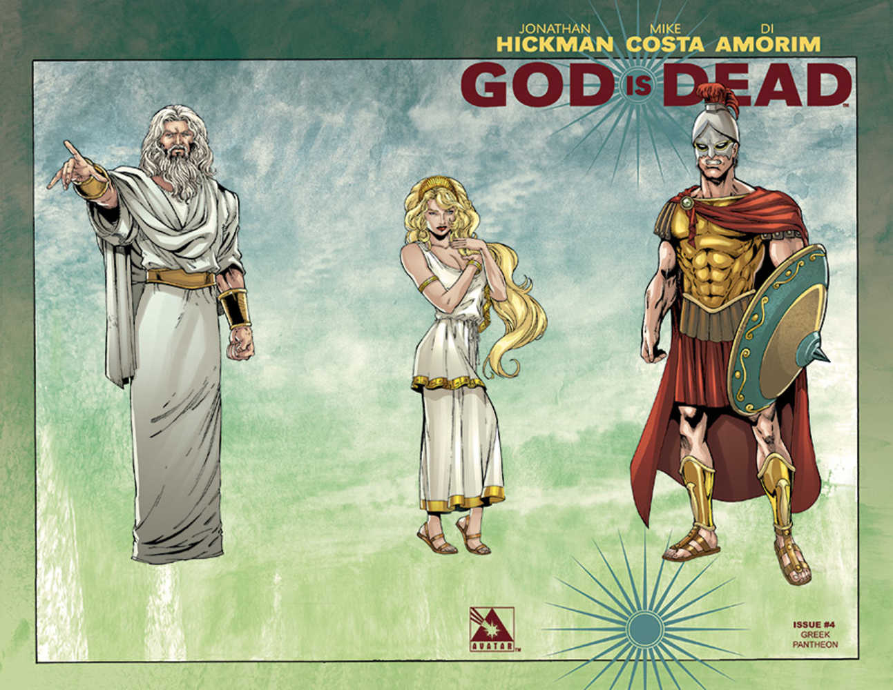 God Is Dead #4 Pantheon Wrap Variant (Mature) 