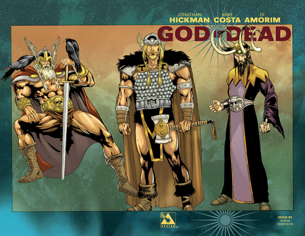 God Is Dead #5 Pantheon Wrap Variant (Mature) 