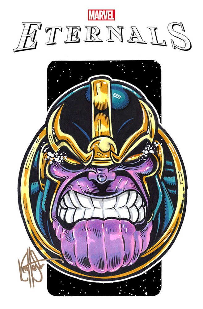 Df Eternals #1 Blank Variant Haeser Sketch 