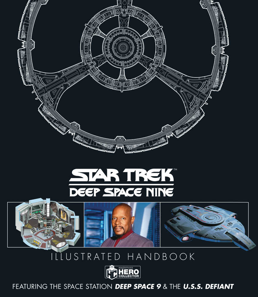 Star Trek Ds9 & Uss Defiant Illustrated Handbook Hardcover 