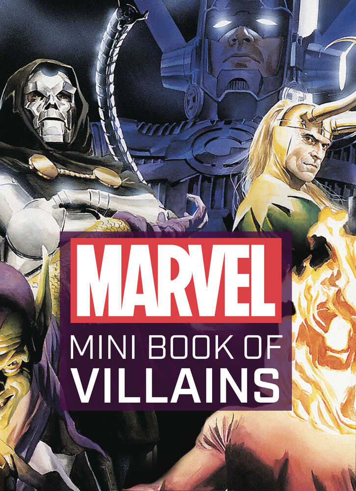 Marvel Comics Mini Book Of Villains Hardcover 