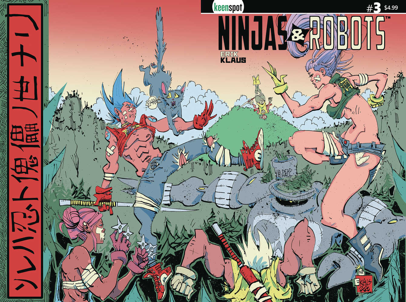 Ninjas & Robots #3 Cover A Erik Klaus