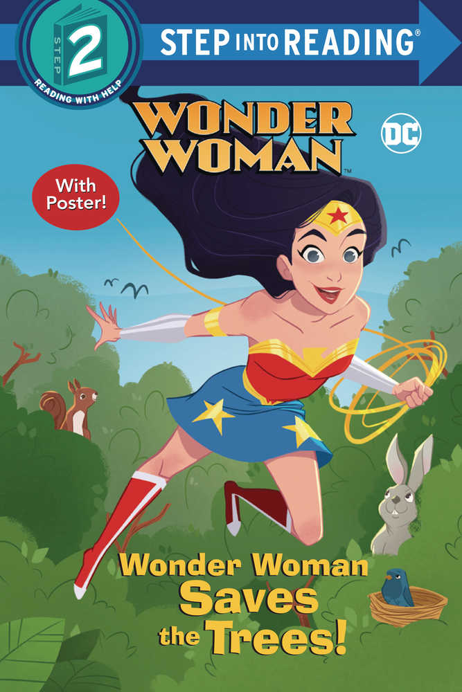 Wonder Woman Saves The Trees Step Into Reading Softcover 