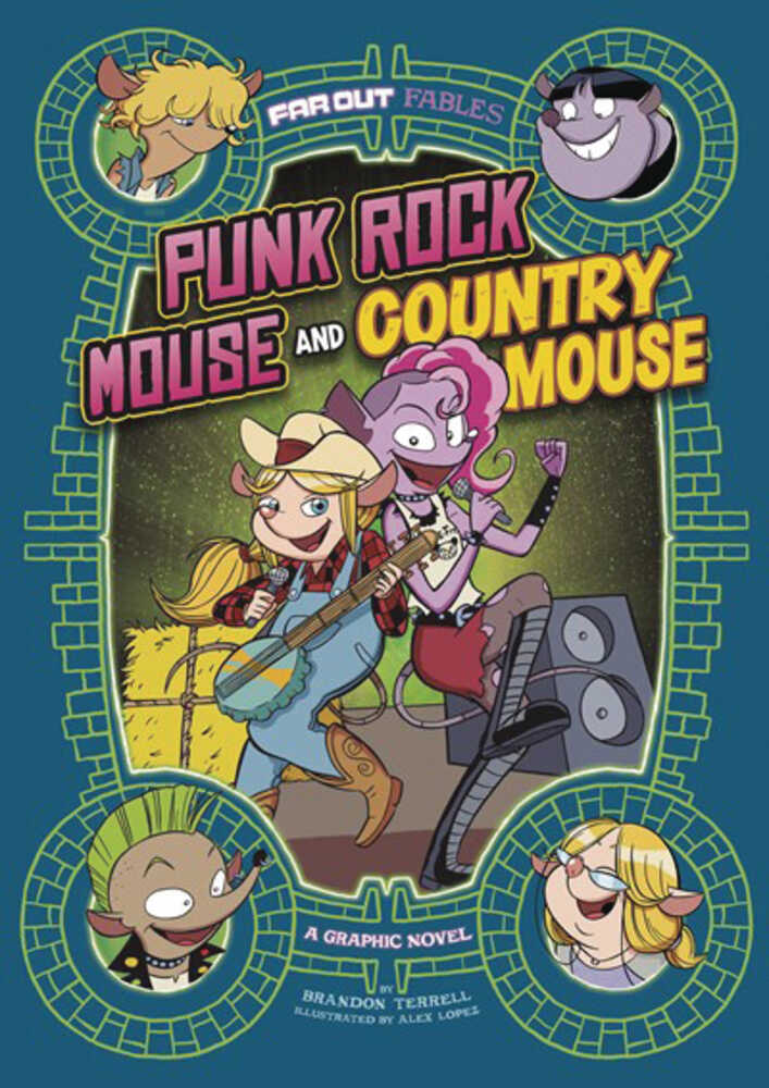 Punk Rock Mouse & Country Mouse Graphic Novel 