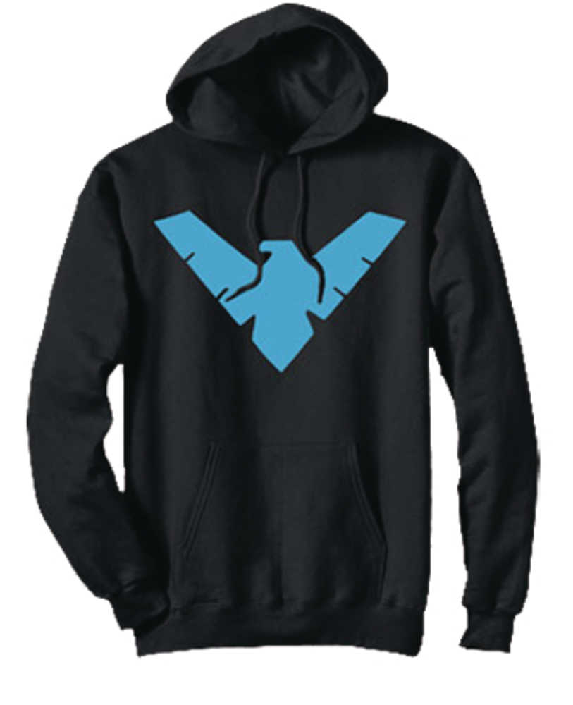 Animated Nightwing Symbol Hoodie SM 