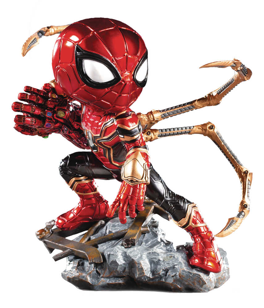 Minico Avengers Endgame Iron Spider Vinyl Statue 