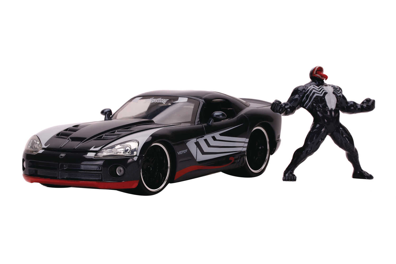 Marvel 2008 Dodge Viper Srt10 W/Venom 1/24 Vehicle  