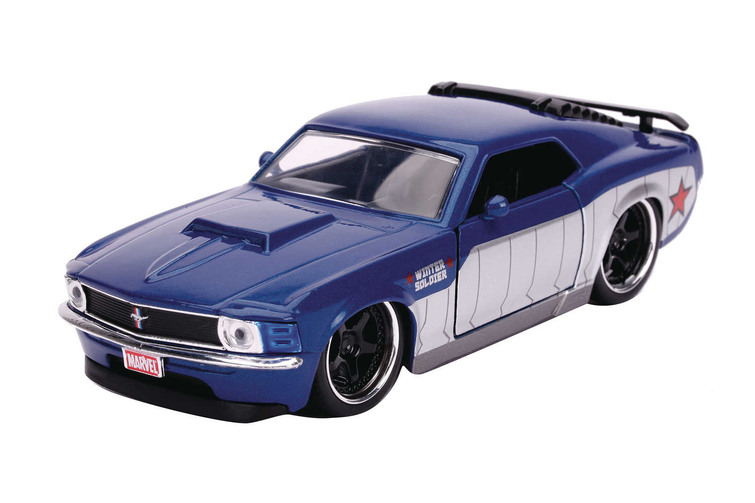 Marvel Winter Soldier 1970 Ford Mustang Boss 1/32 Vehicle (N