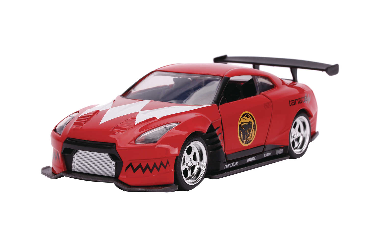 Power Rangers Red Ranger 2009 Nissan Gtr 1/32 Vehicle 
