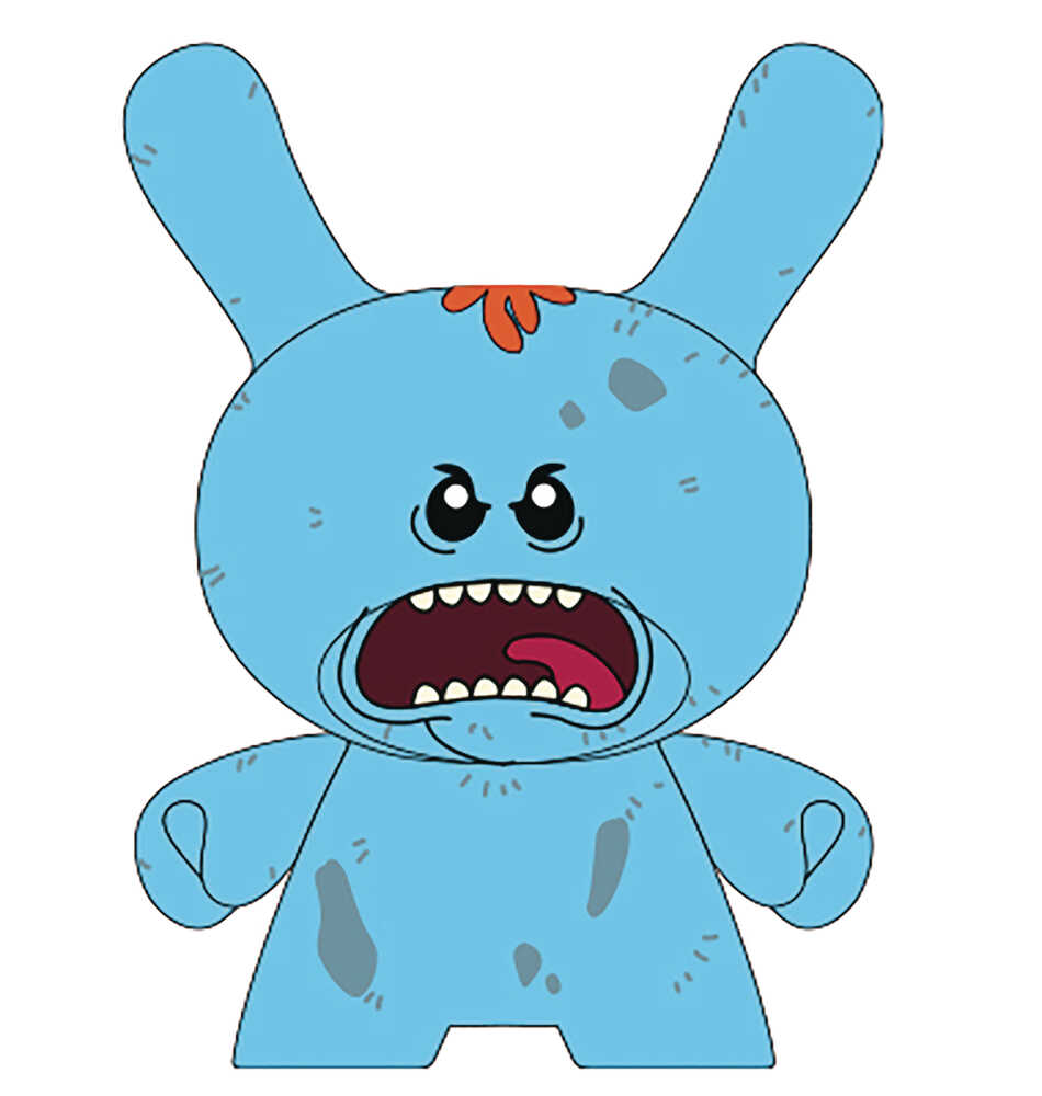 Dunny Rick And Morty Mr Meeseeks 6 In Vinyl Figure 