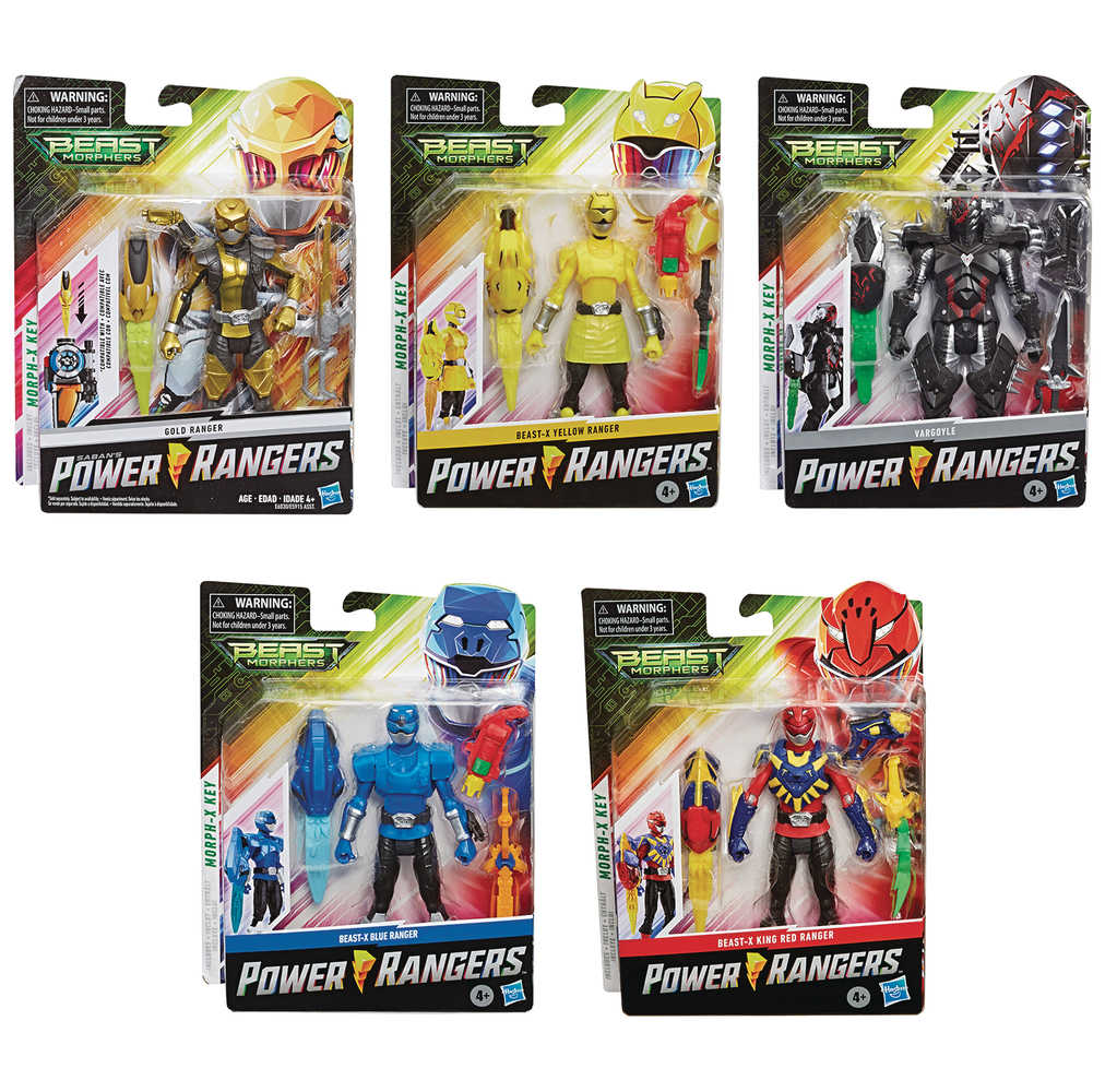 Power Rangers Beast Morphers 6 In Core Action Figure Assortment 202001  (
