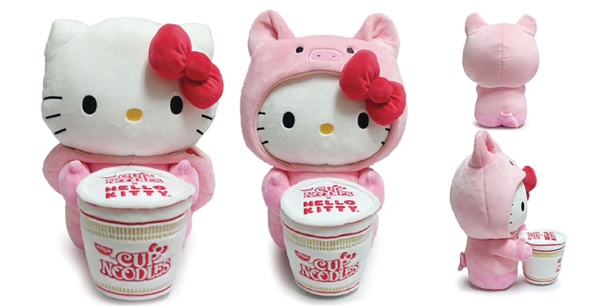 Hello Kitty X Nissin Cup Noodle 16 In Plush Pork Cup 