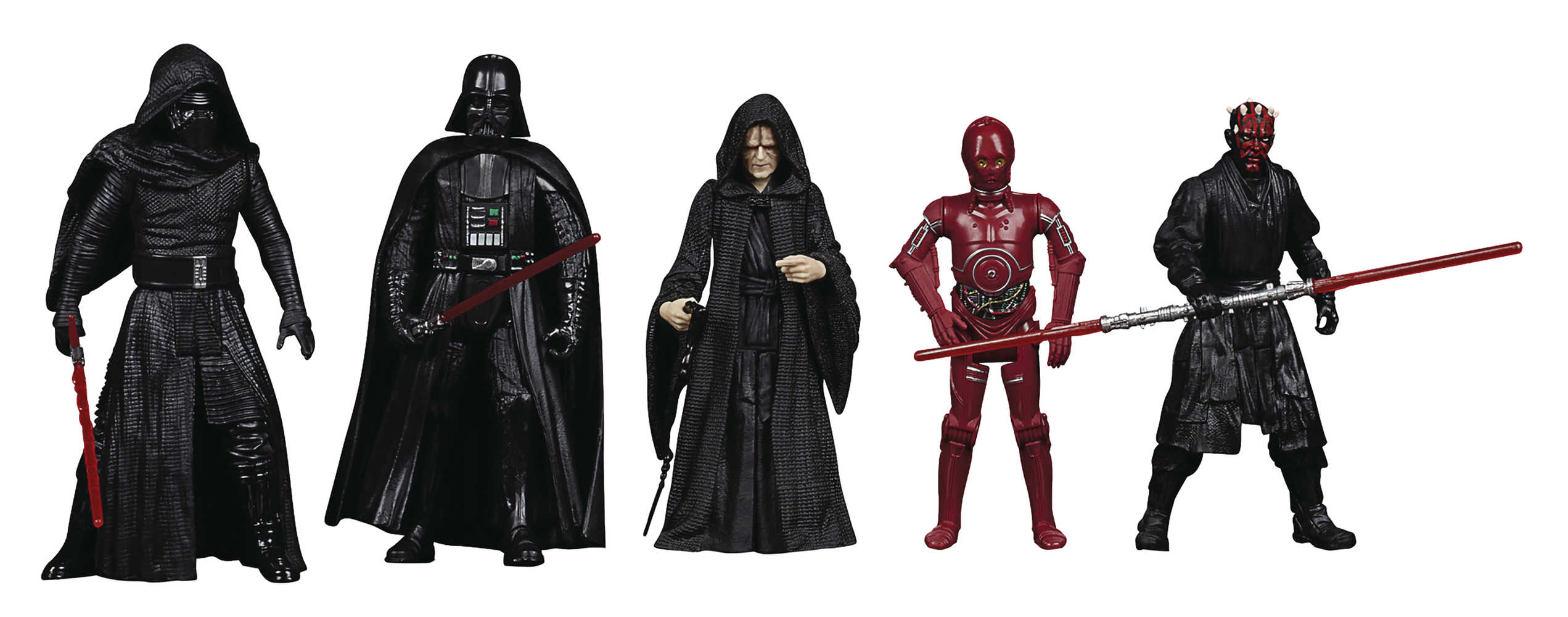 Star Wars Celebrate The Saga 3 3/4 In Sith 5 Pc Action Figure Set Case  