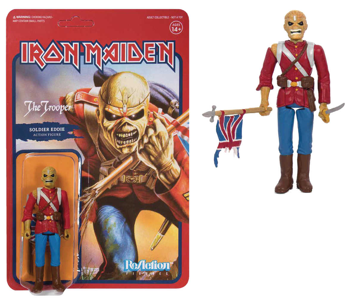 Iron Maiden Trooper Soldier Eddie Reaction Figure  