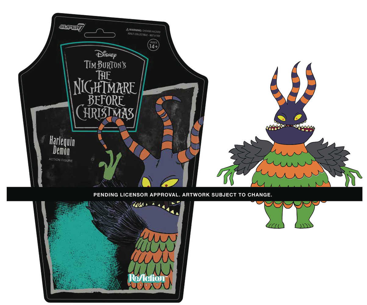 Nbx Harlequin Demon Reaction Figure  
