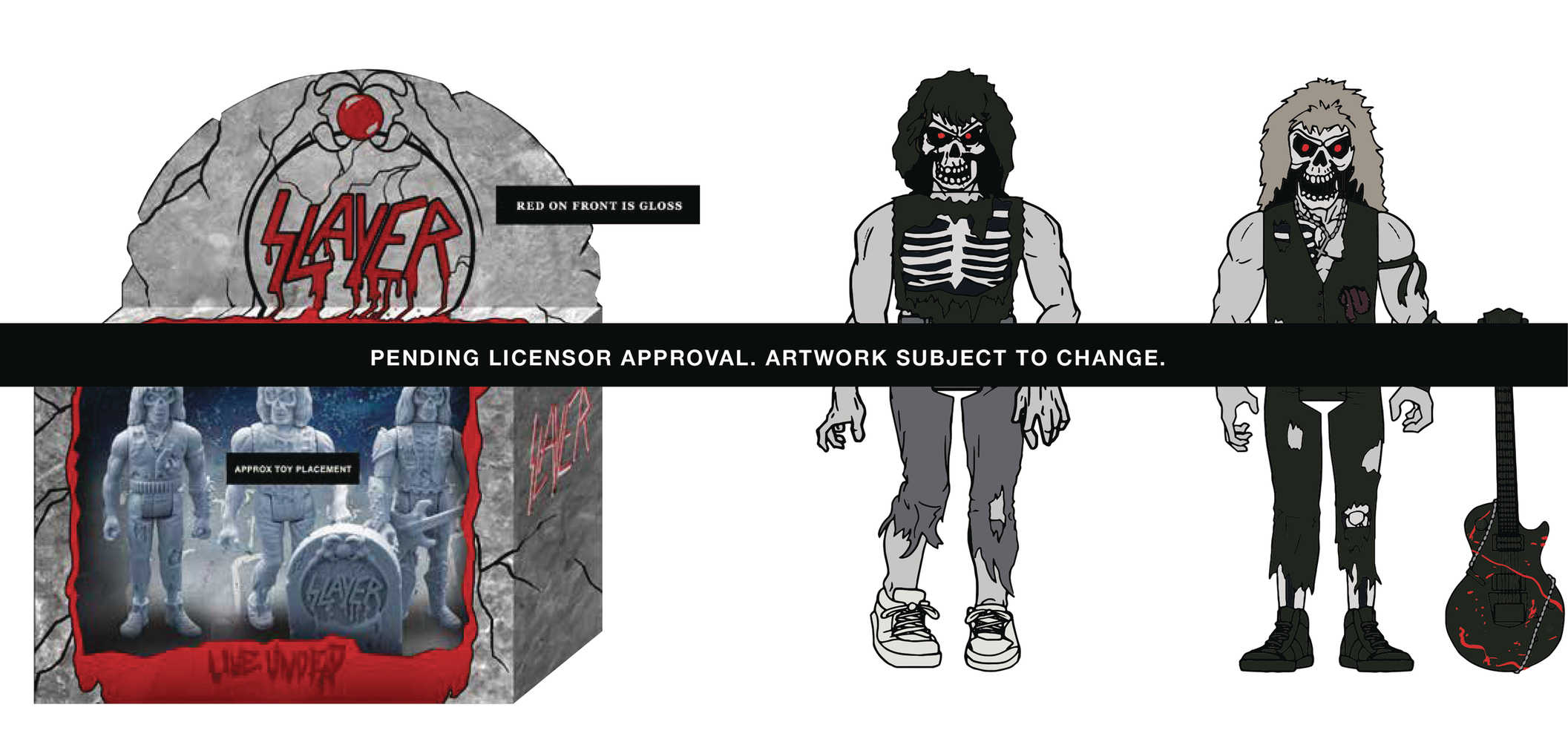 Slayer Live Undead Reaction Figure Action Figure 3 Pk  