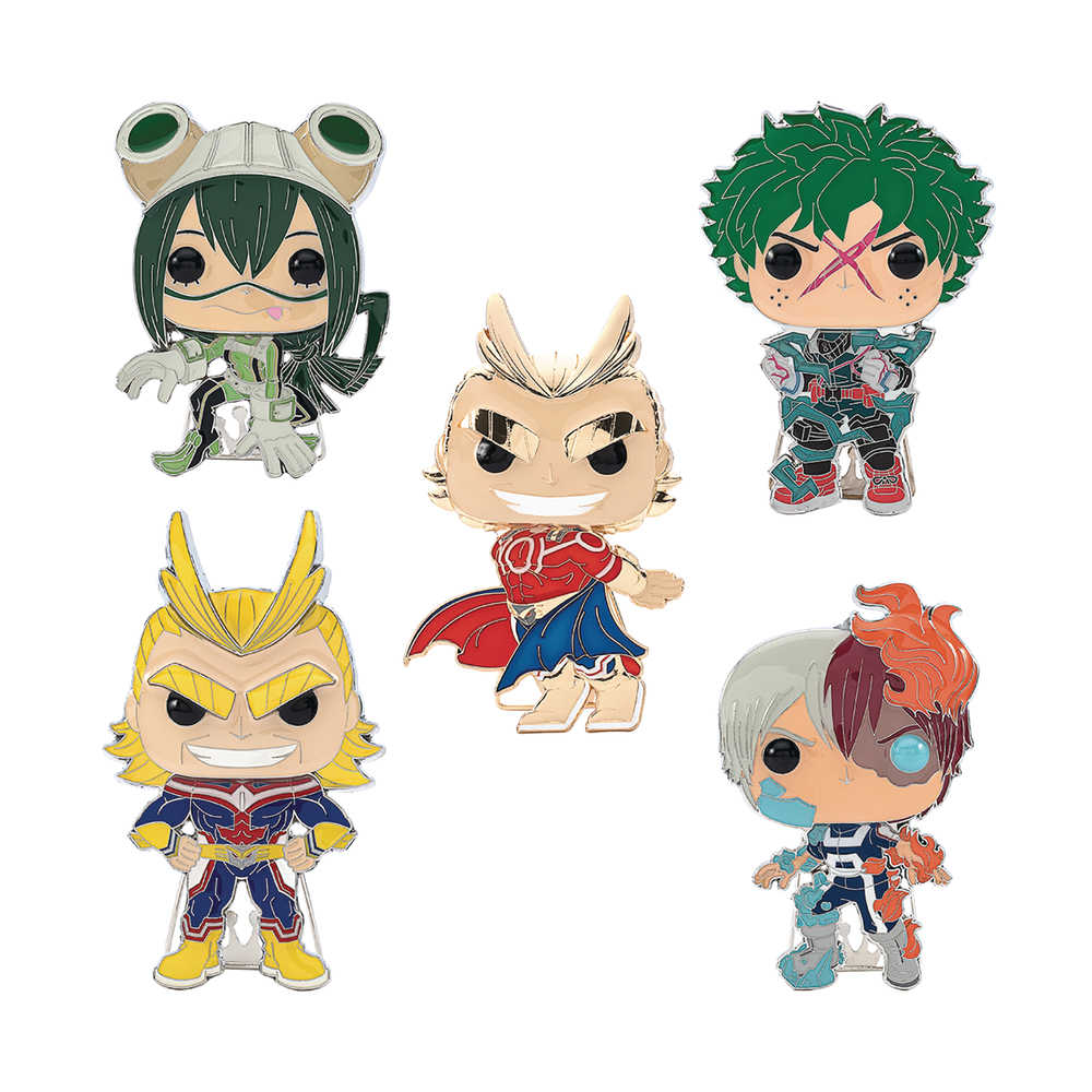 Pop Anime My Hero Academia Large Enamel Pin 12 Pc Assortment 