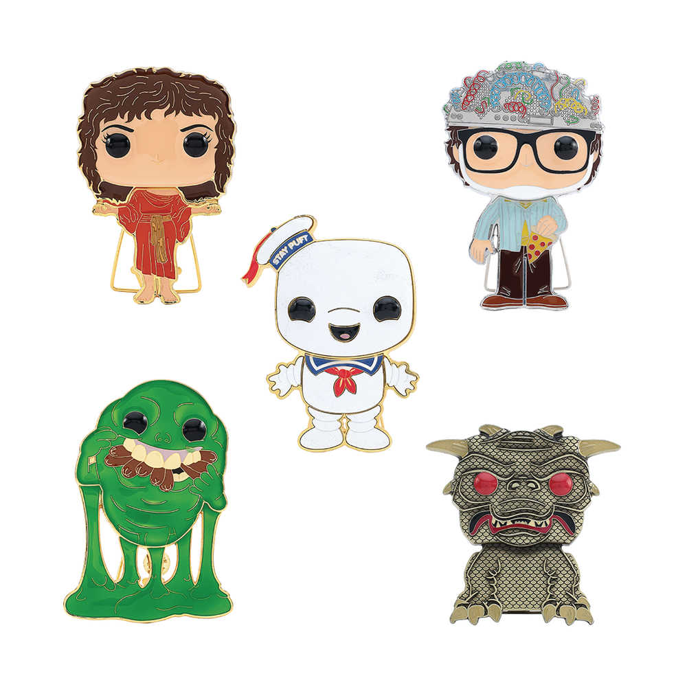 Pop Ghostbusters Large Enamel Pin 12 Pc Assortment 