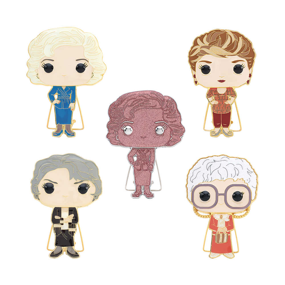 Pop Golden Girls Large Enamel Pin 12 Pc Assortment 