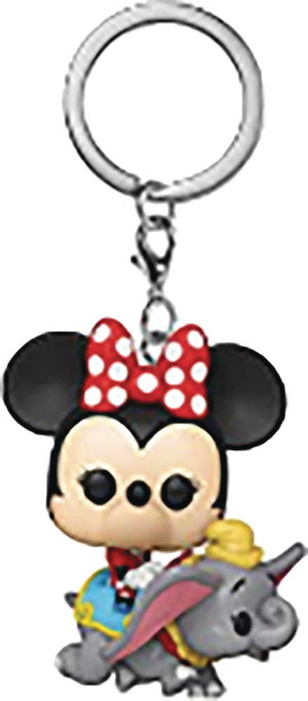 Pocket Disney 1955 Flying Dumbo Ride with Minnie Figure Keychain