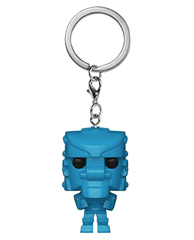 Pocket Pop Mattel Rock Em Sock Em Robot Blue Keychain 