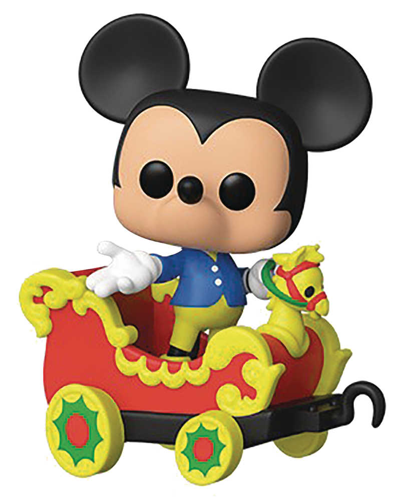 Pop Train Casey Jr Mickey In Car 3 Vinyl Figure 