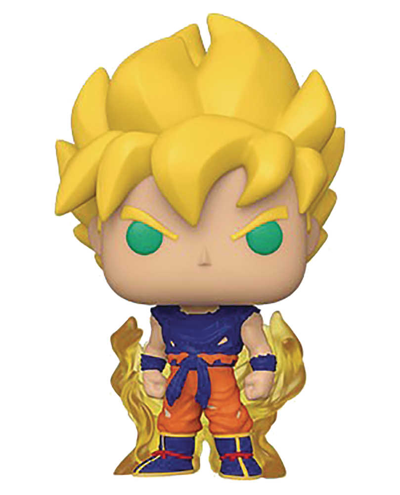 Pop TV Animation Dbz S8 Ss Goku First Apperance Vinyl Figure 