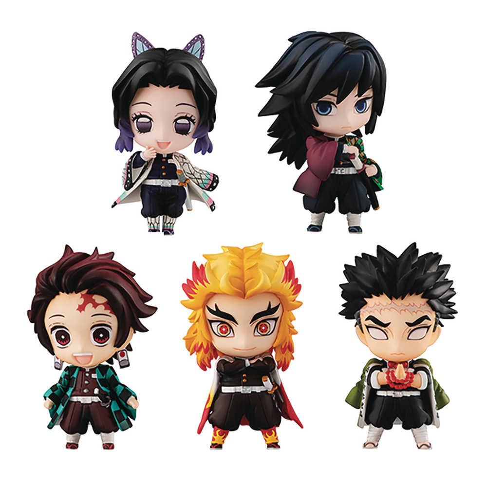 Demon Slayer Kimetsu Tanjiro & Hashiras Mascot Figure Set A 
