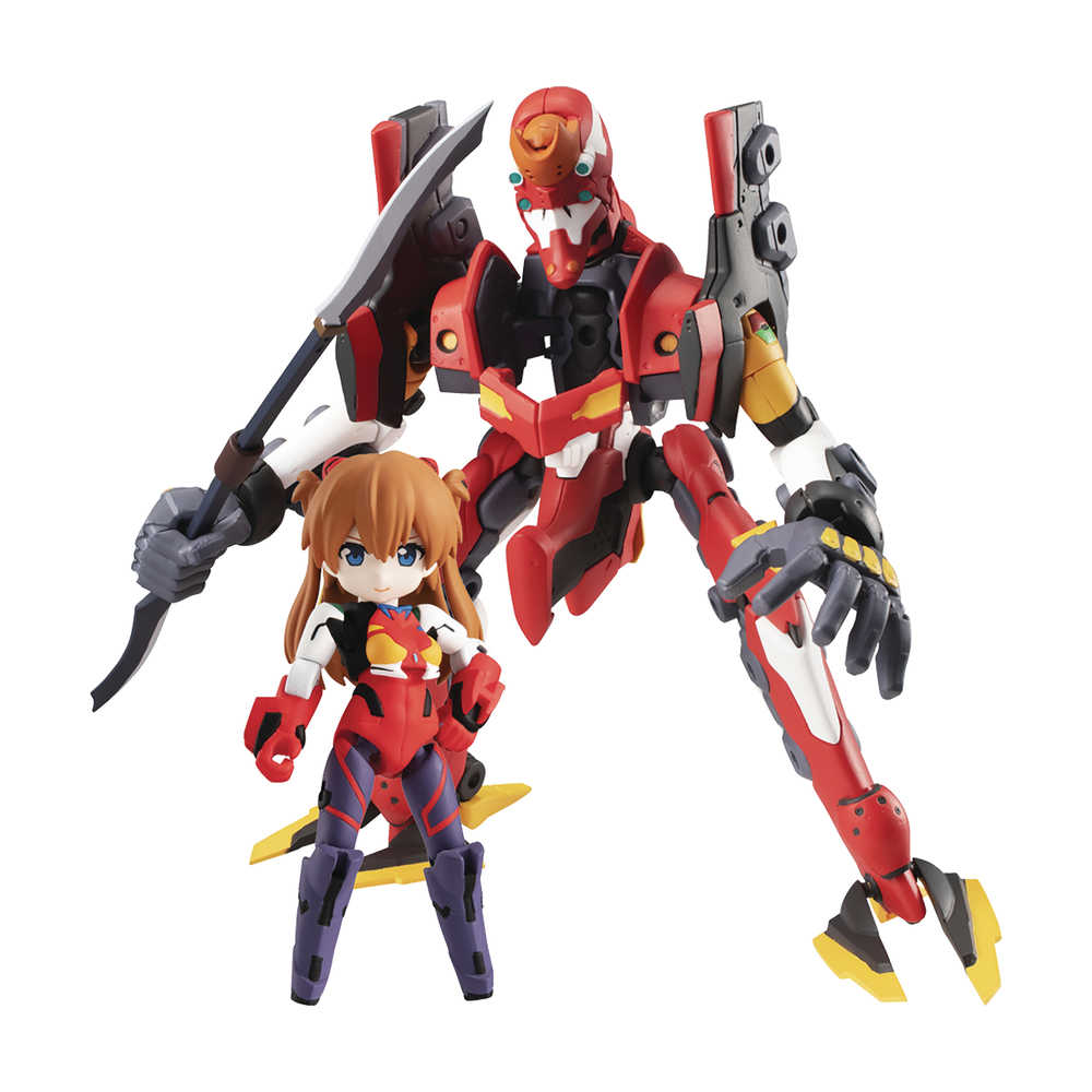 Desktop Army Evangelion Movie Asuka & Evangelion 2 Figure 