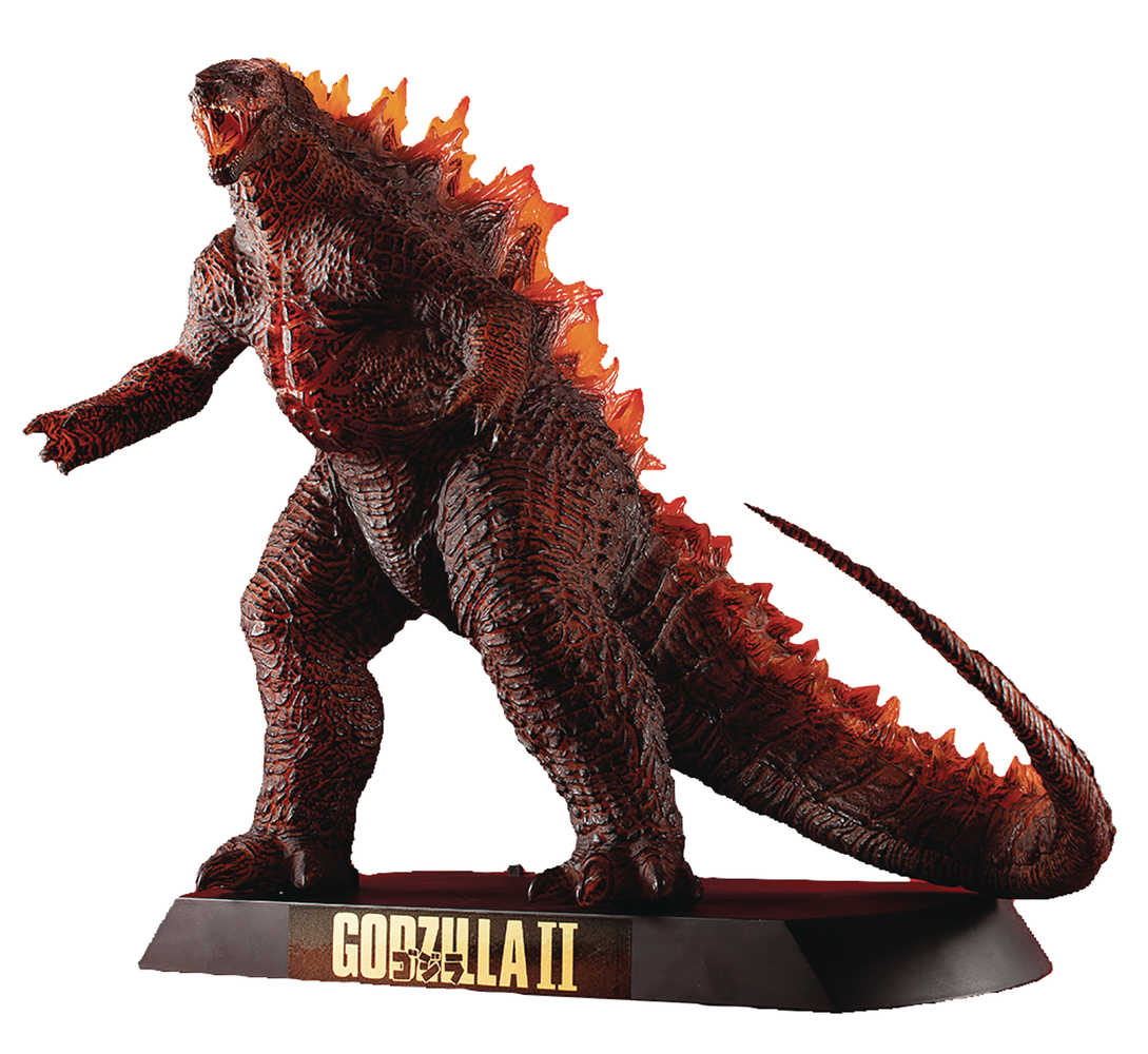 Godzilla 2019 Ua Monsters Burning Godzilla Statue 