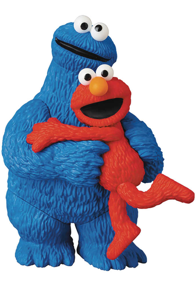 Sesame Street Ultra Detail Figure Ser 2 Elmo & Cookie Monster Figure 