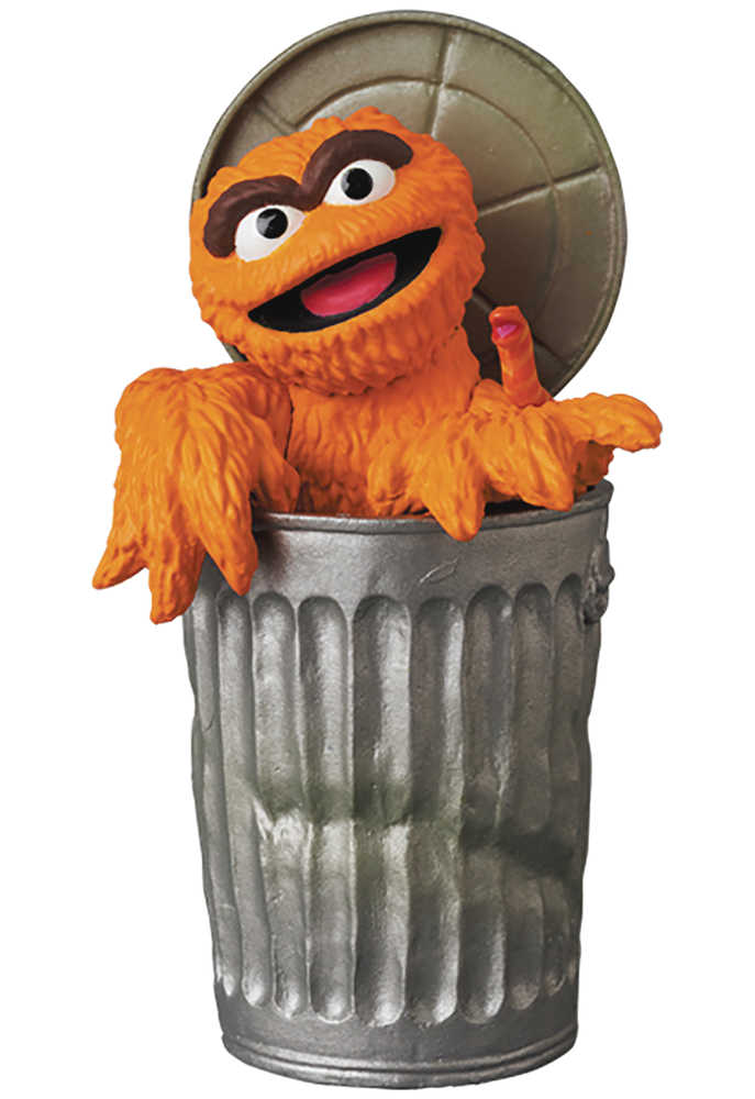 Sesame Street Ultra Detail Figure Ser 2 Oscar The Grouch Original Orange Figure