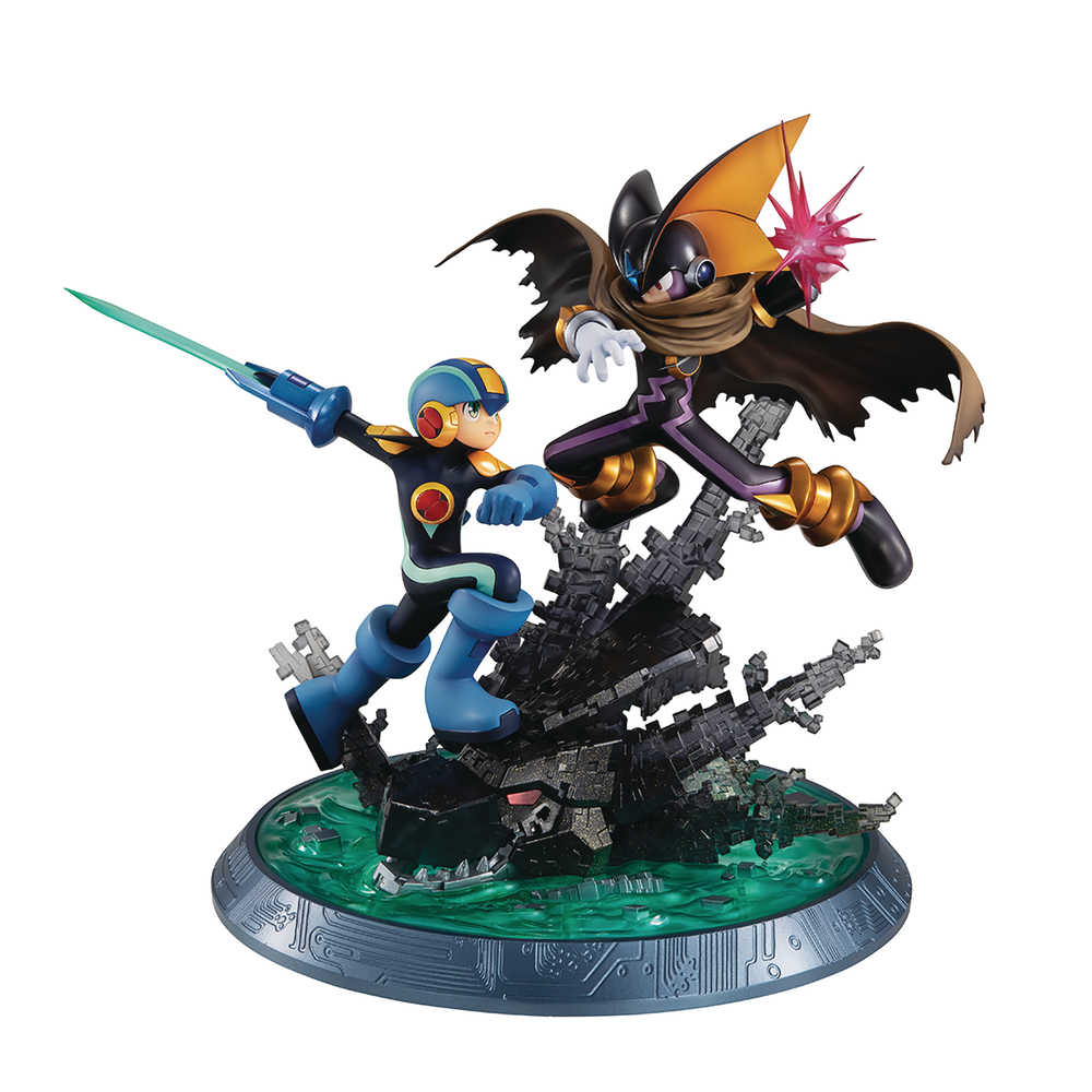 Mega Man Battle Network Gccdx Mega Man vs Bass Statue 
