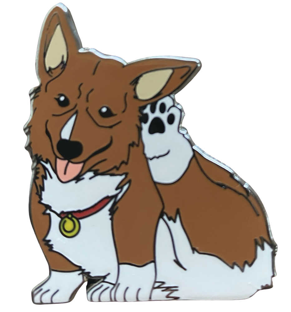 Cowboy Bebop Ein Scratching His Ear Pin 