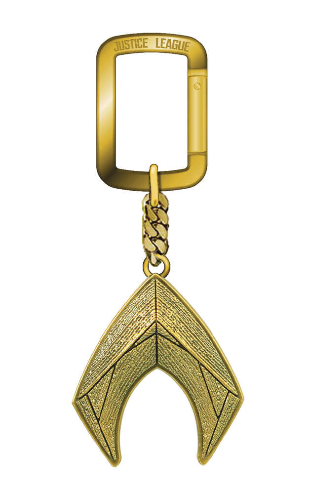 DC Aquaman Logo Pewter Key Ring 