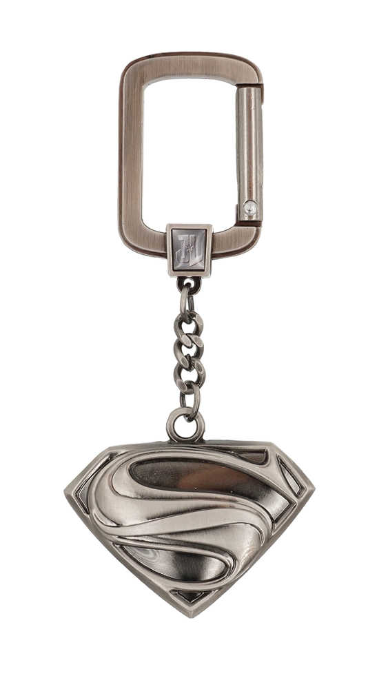 DC Superman Logo Pewter Key Ring 